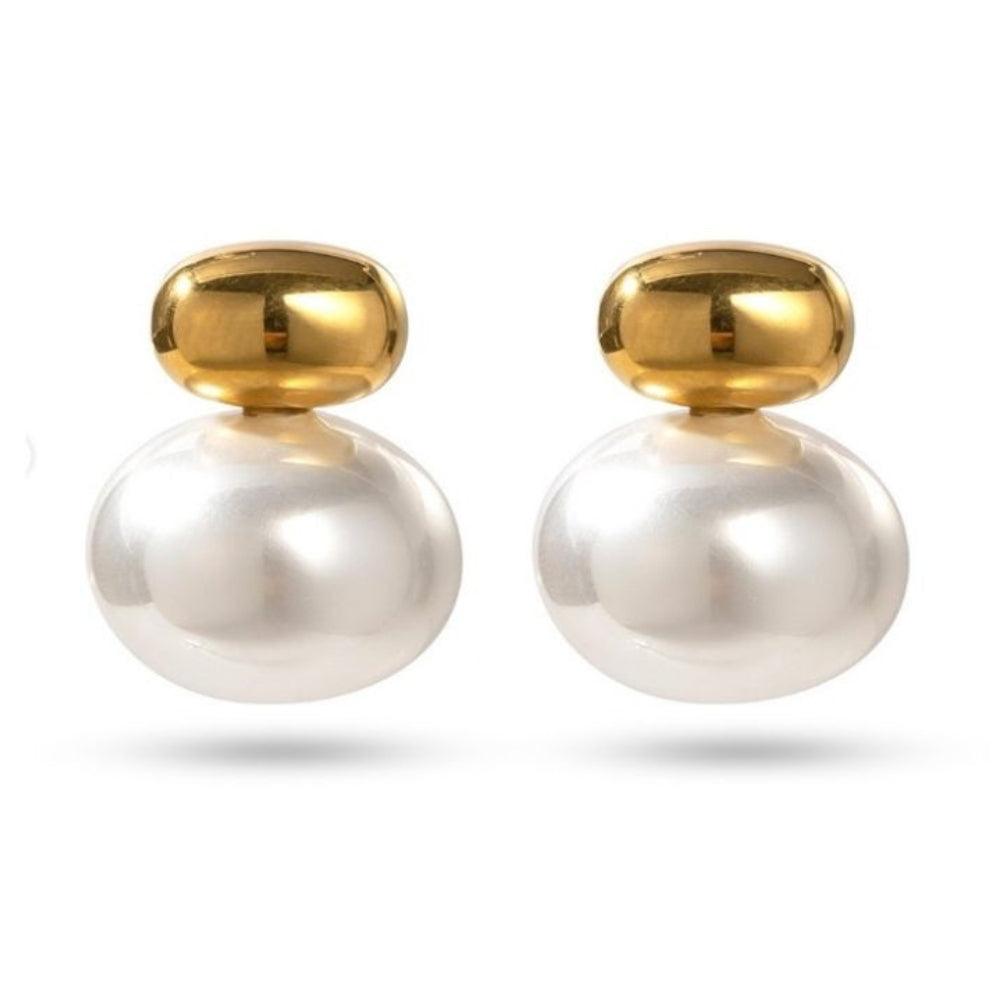 Binary Pearl Glow Earrings