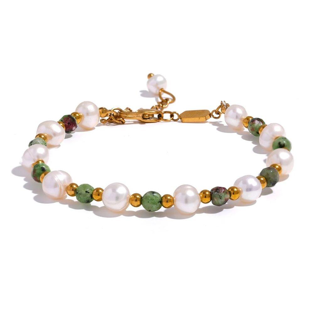 Verdant Pearl Bracelet