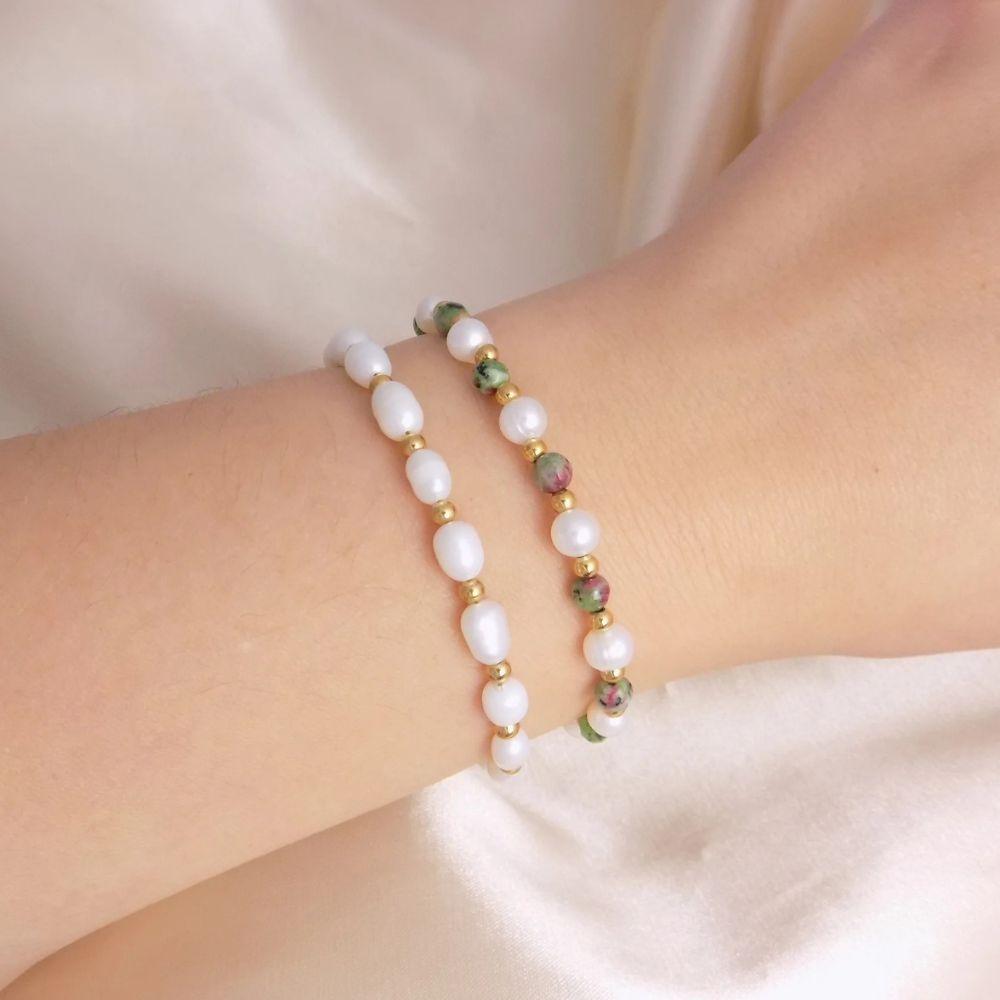 Verdant Pearl Bracelet