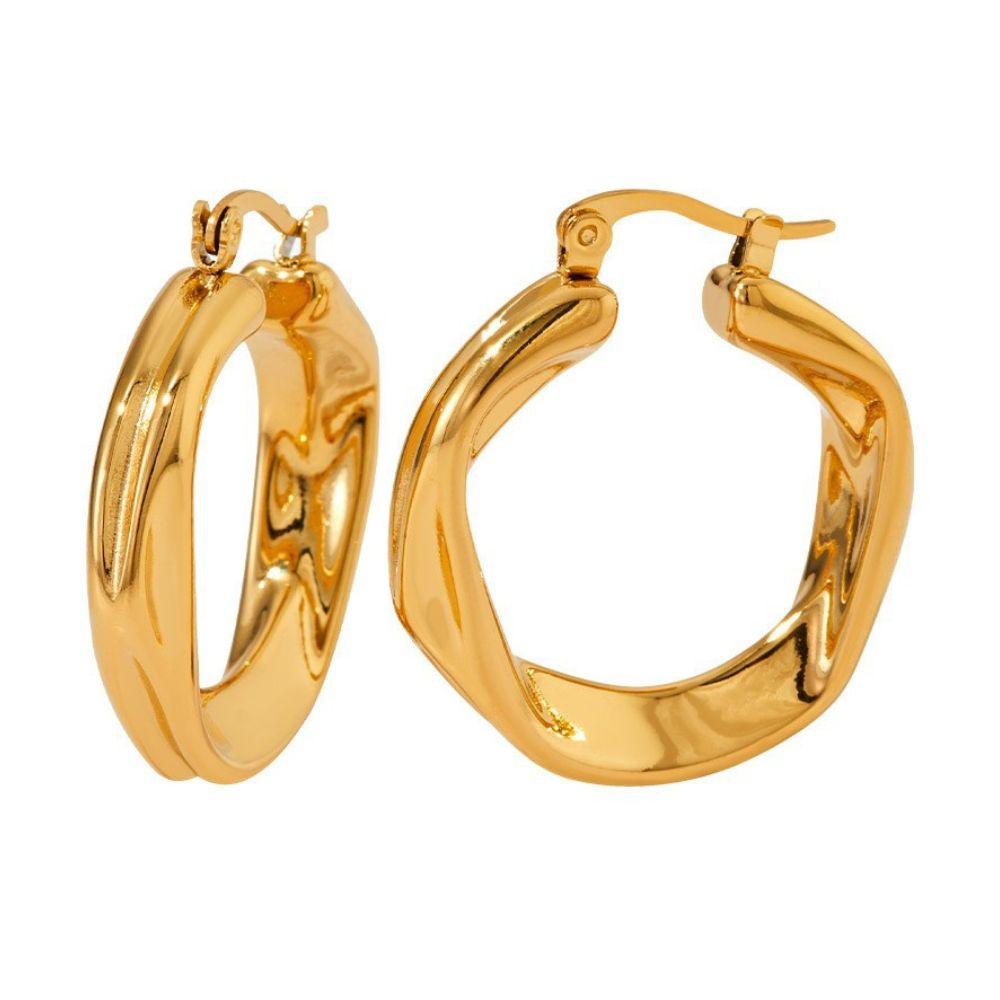 Golden Tide Hoops