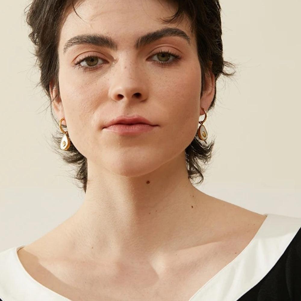 Avocado Drop Earrings