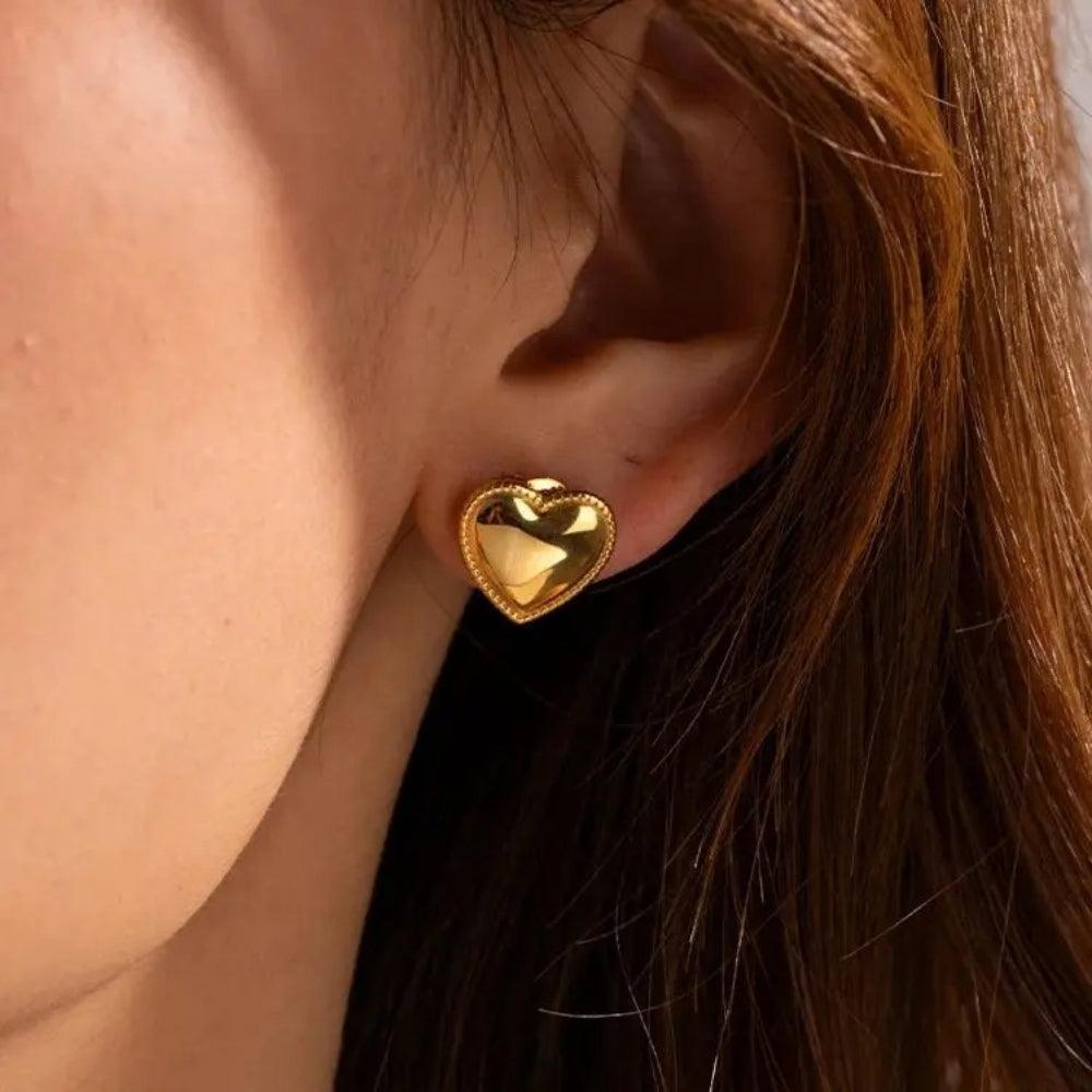 Golden Embrace Studs