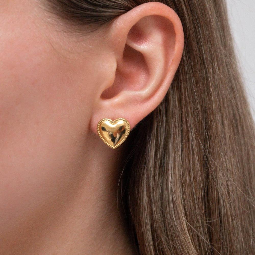 Golden Embrace Studs