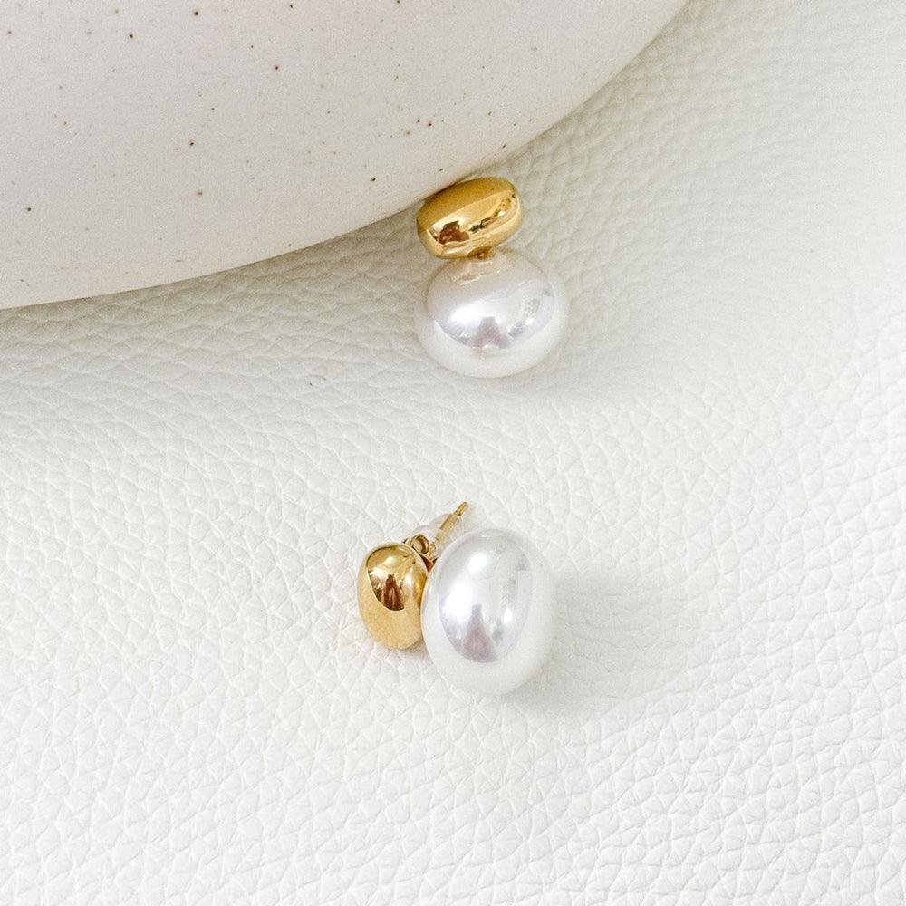 Binary Pearl Glow Earrings