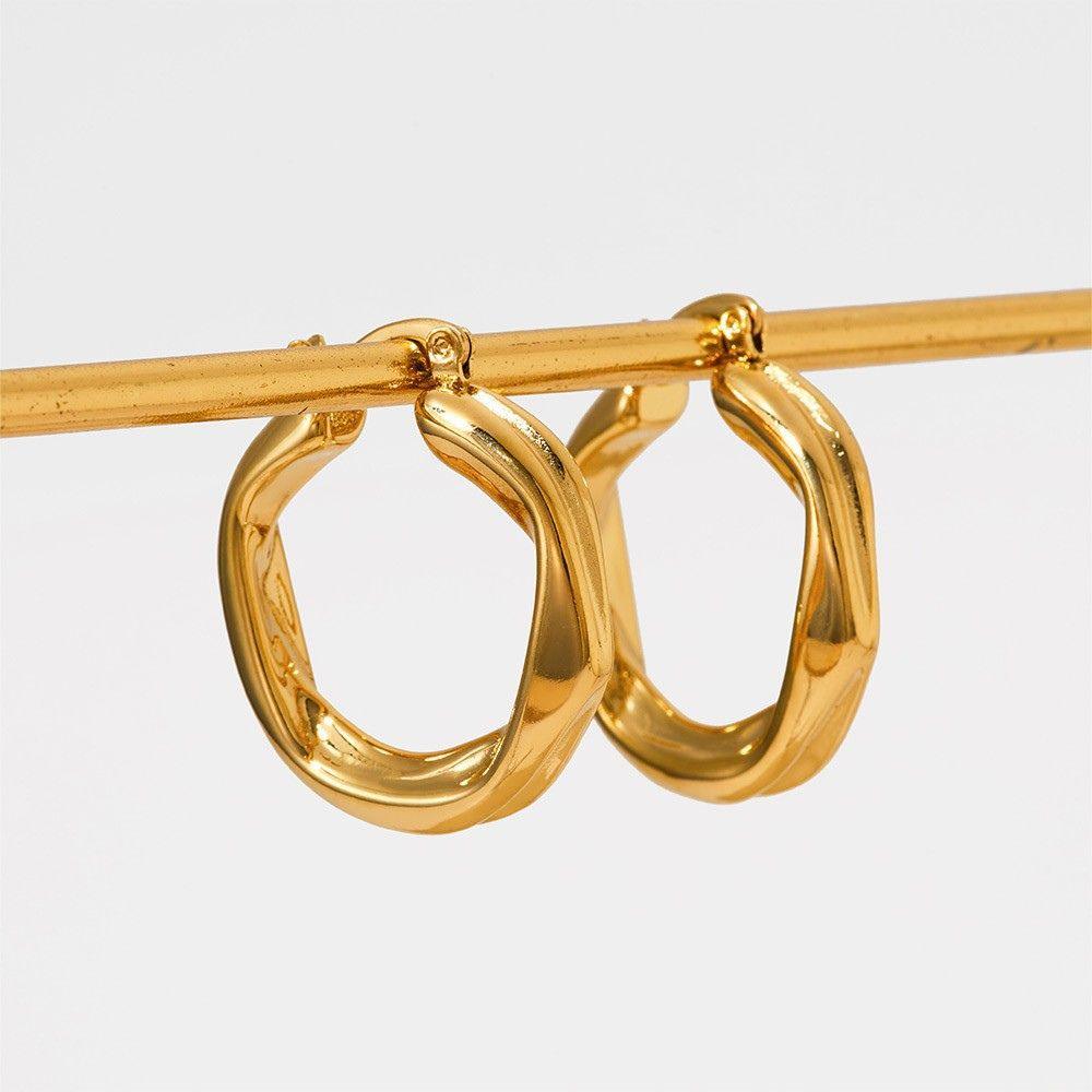 Golden Tide Hoops
