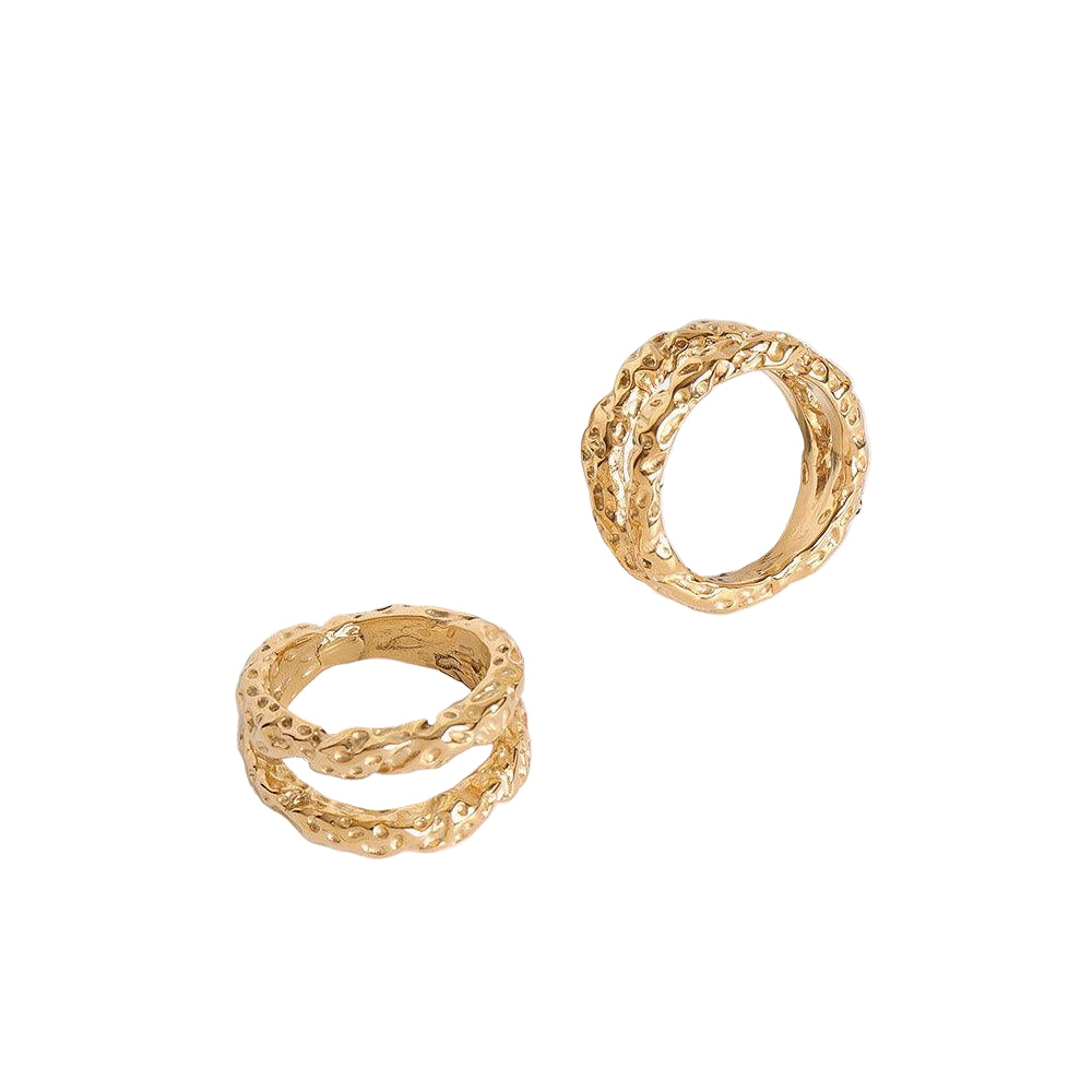 Golden Gala Circlets Ring