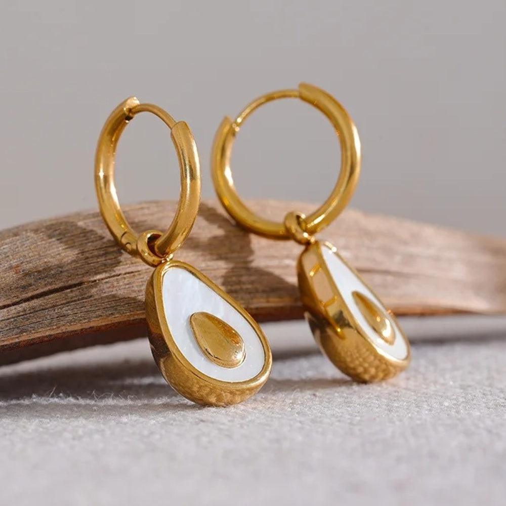 Avocado Drop Earrings
