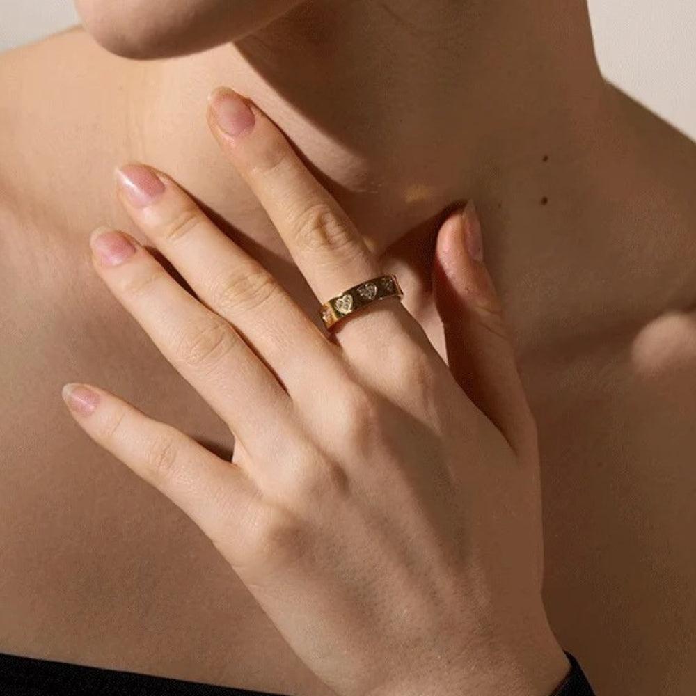 Hearts Align Ring