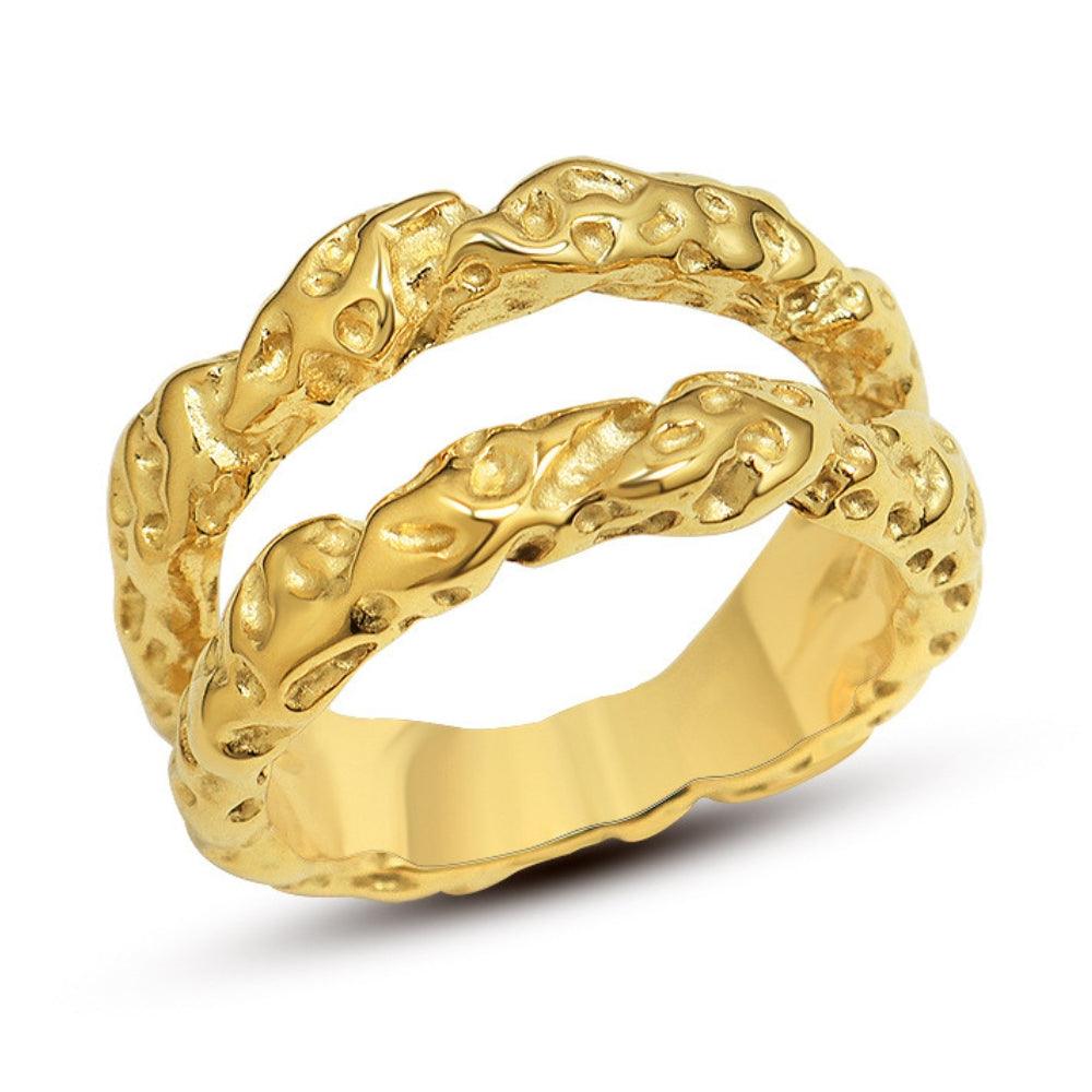 Golden Gala Circlets Ring