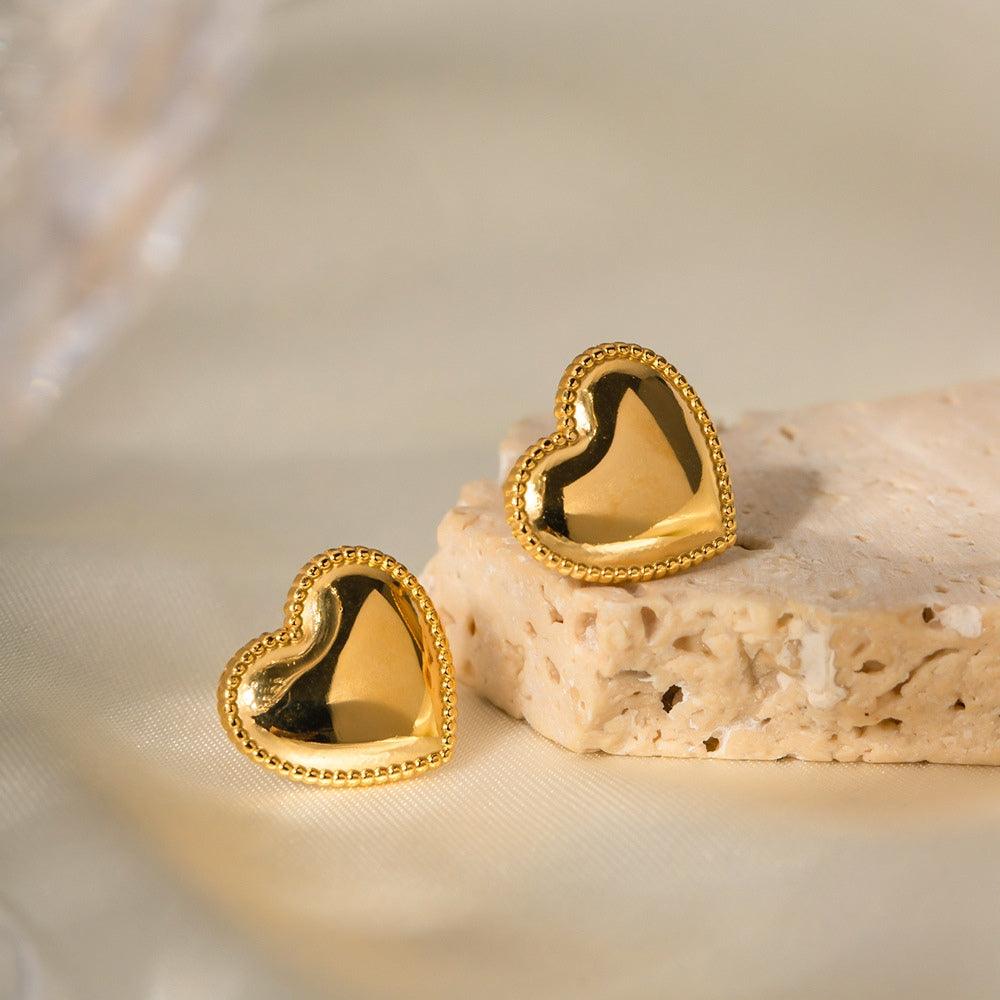Golden Embrace Studs
