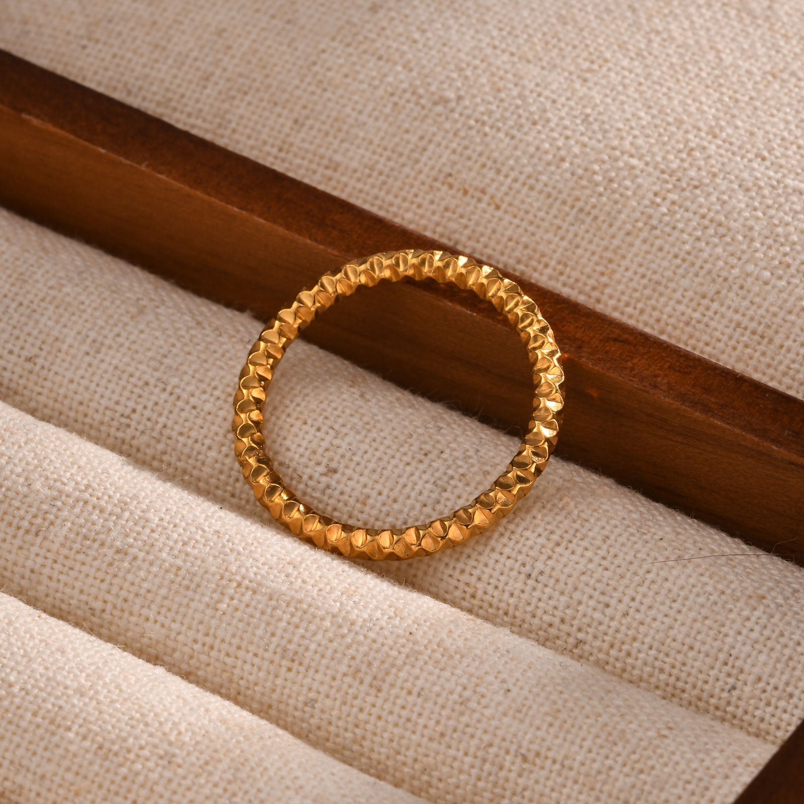 Textured Band Ring