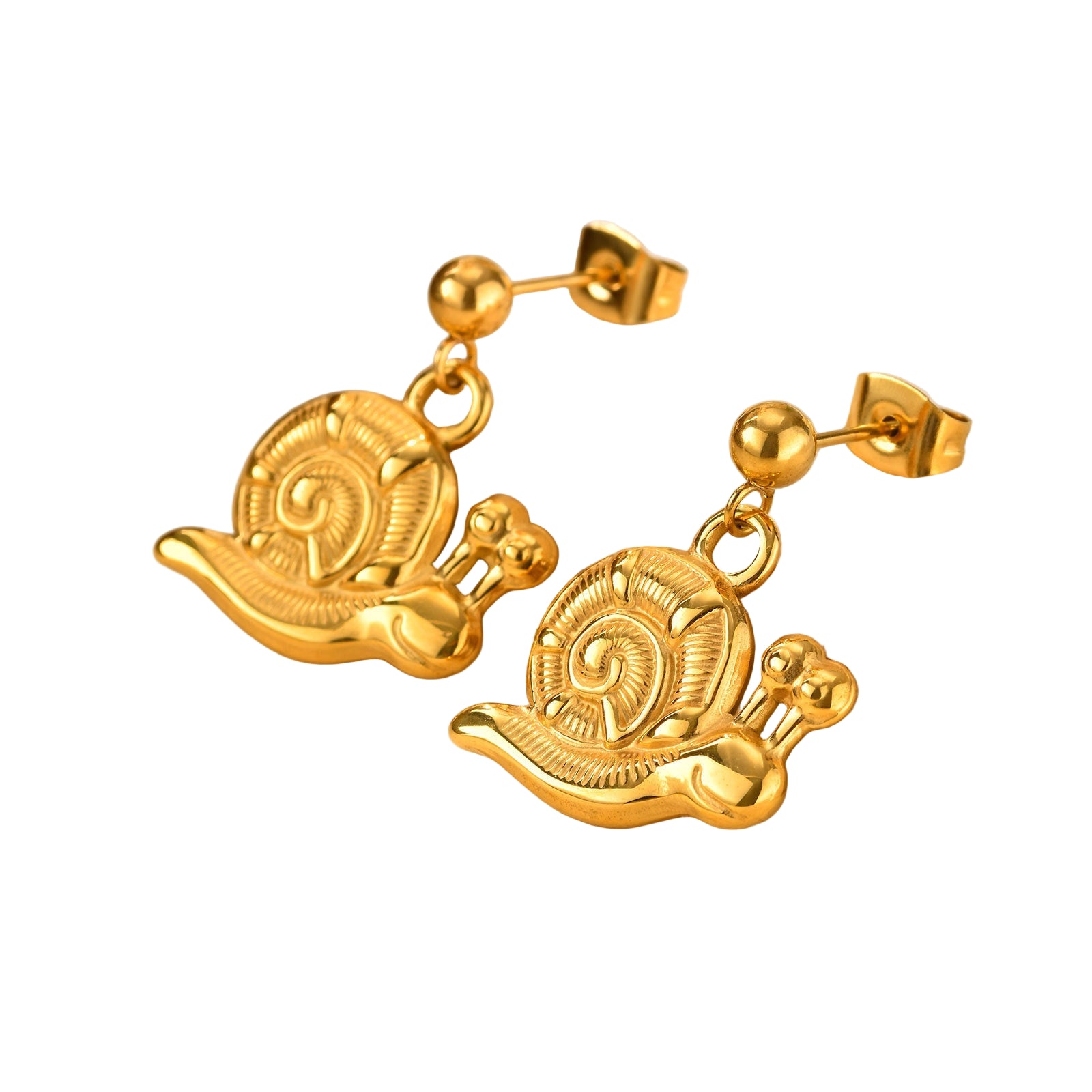 Snail Drop Earrings