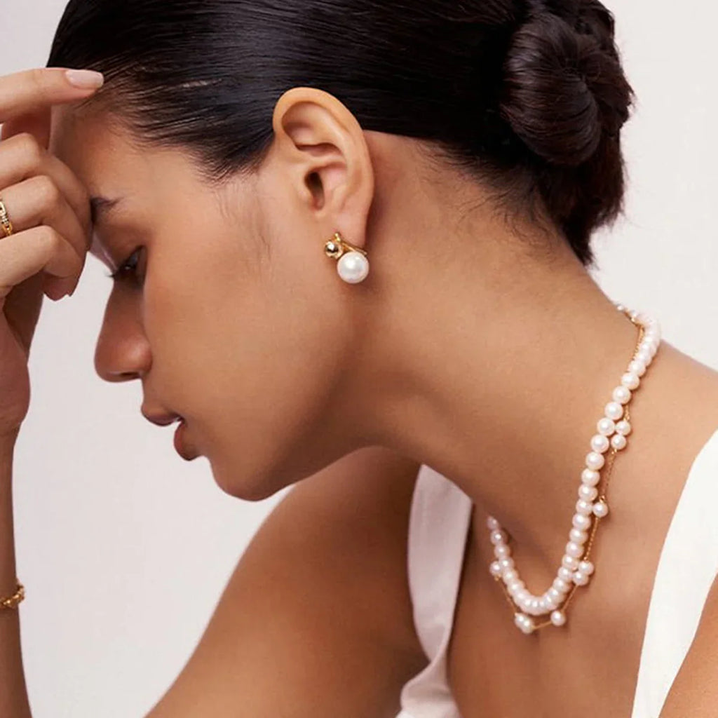 Pearl Stud Earrings