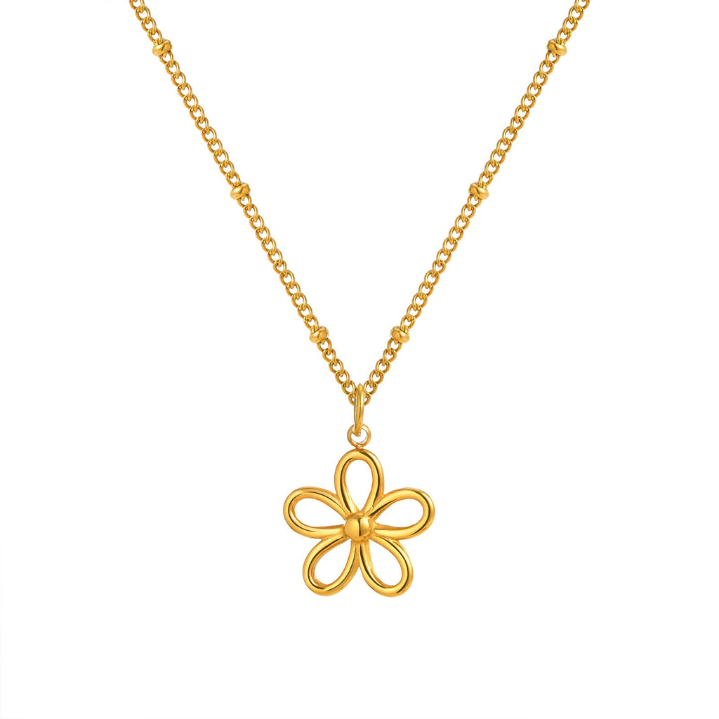Flower Pendant Necklace
