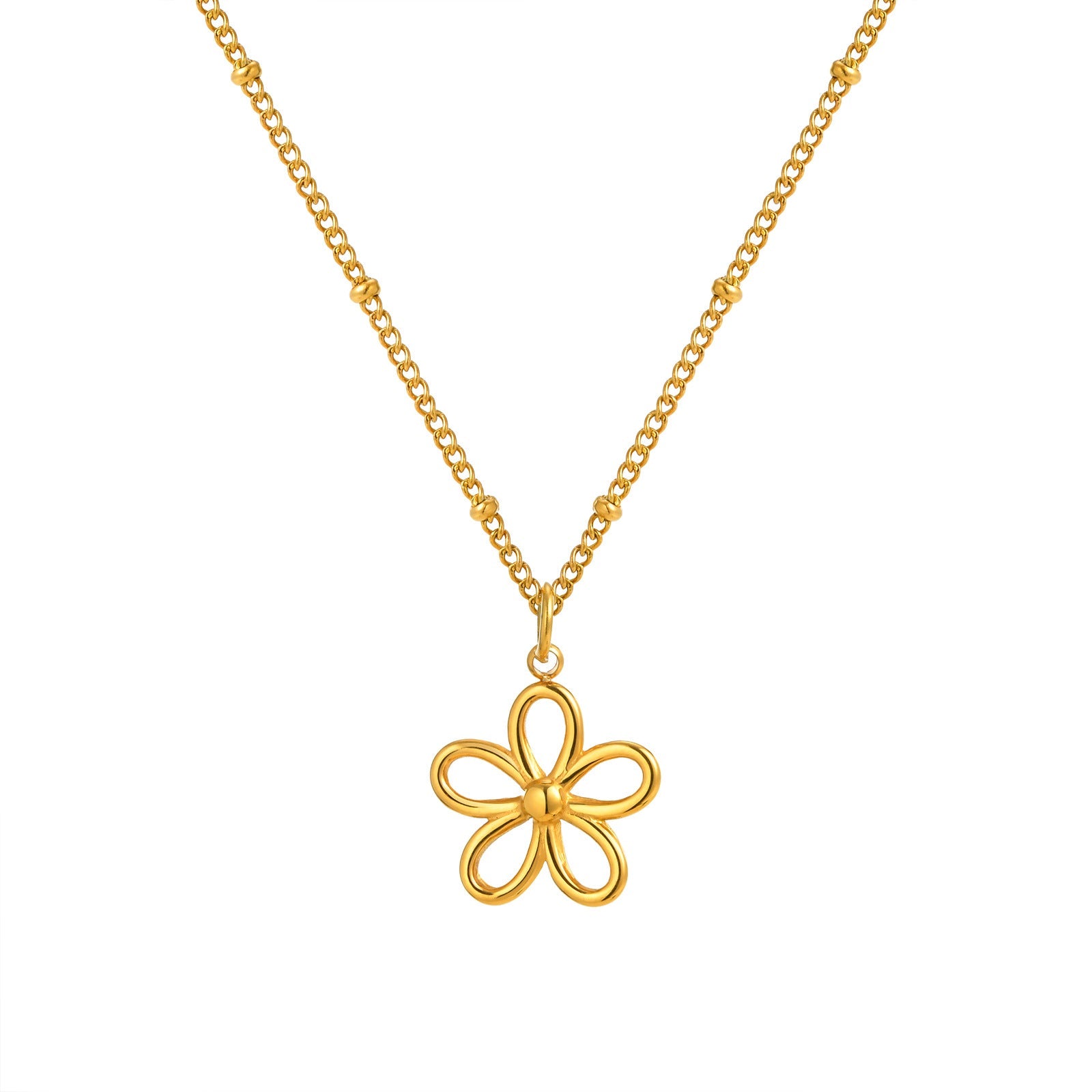 Flower Pendant Necklace