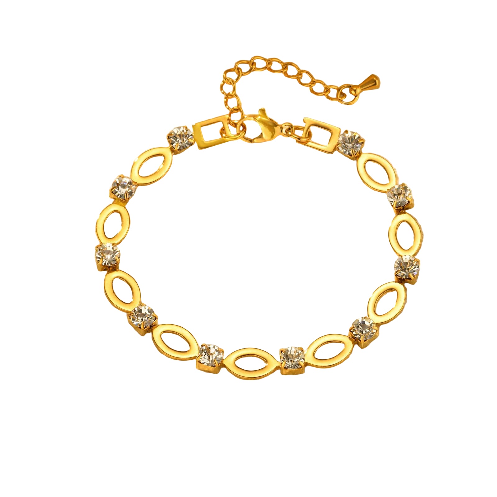 Zircon Link Bracelet