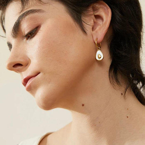 Avocado Drop Earrings